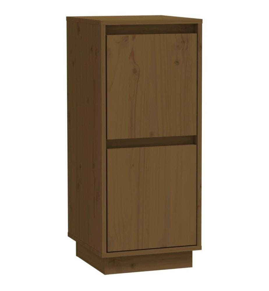 Sideboards 2 Stk. Honigbraun 31,5x34x75 cm Massivholz Kiefer