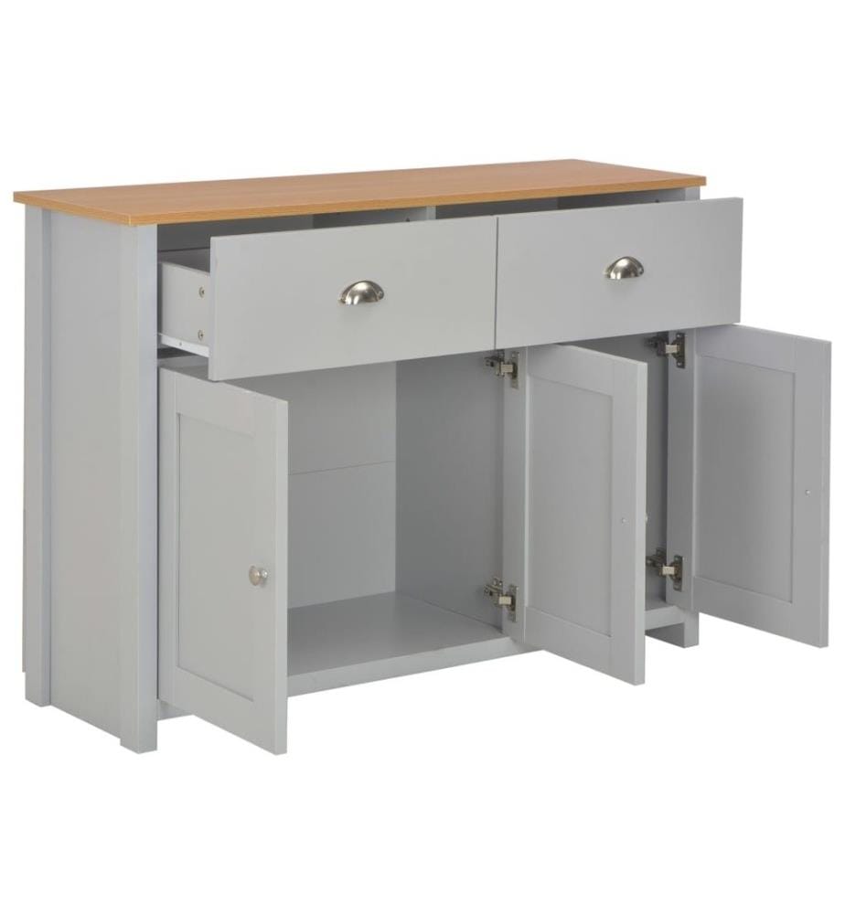 Sideboard Grau 112x35x81 cm