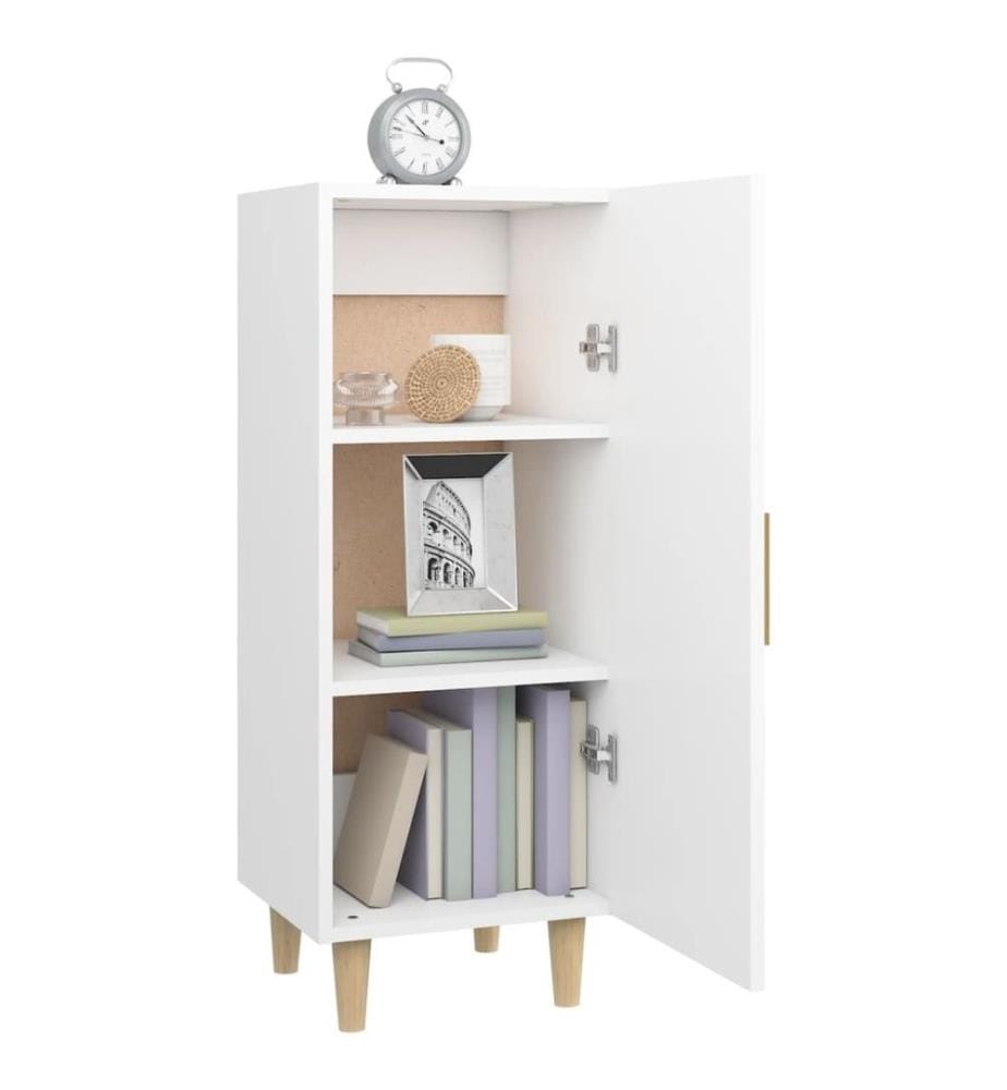 Sideboard Weiss 34,5x34x90 cm Holzwerkstoff