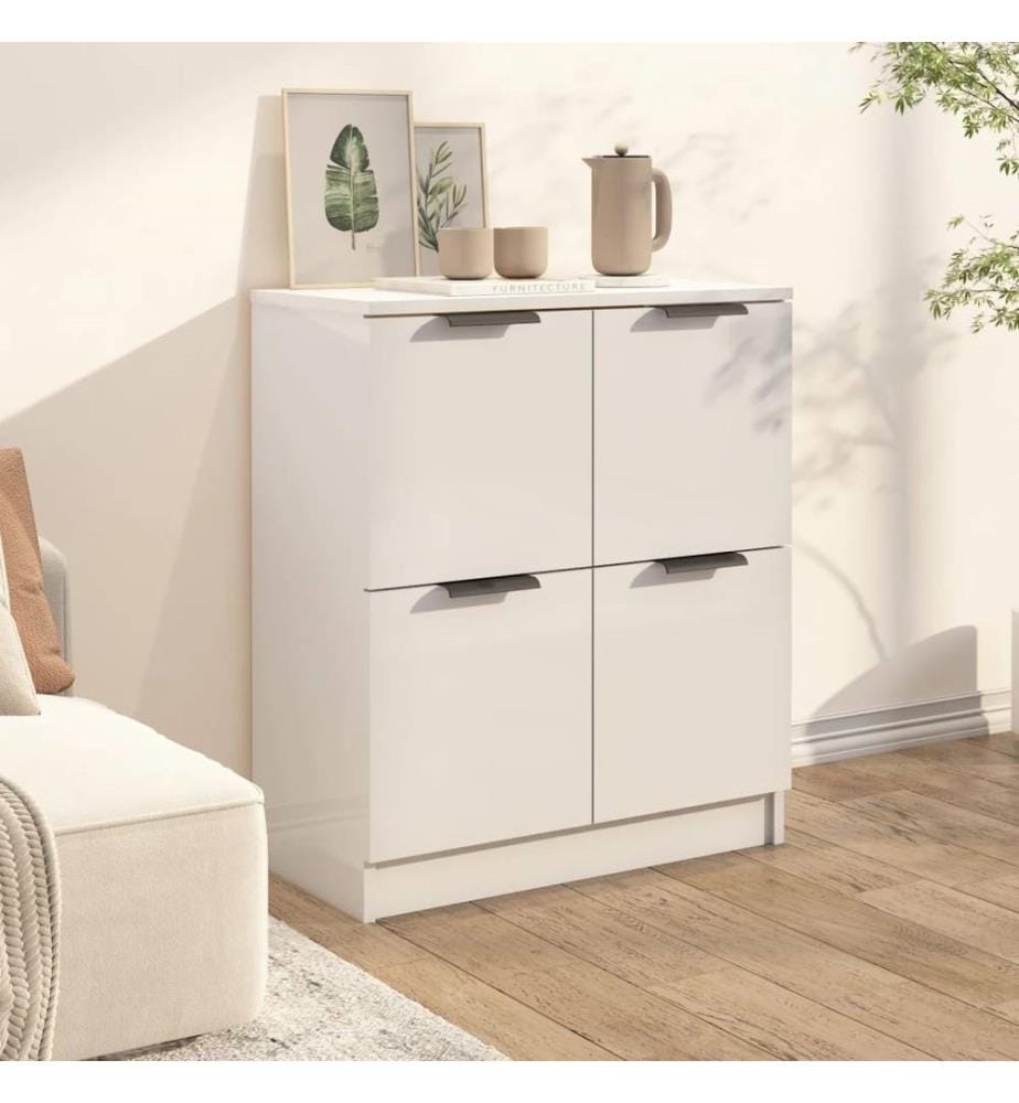 Sideboard Weiss 60x30x70 cm Holzwerkstoff