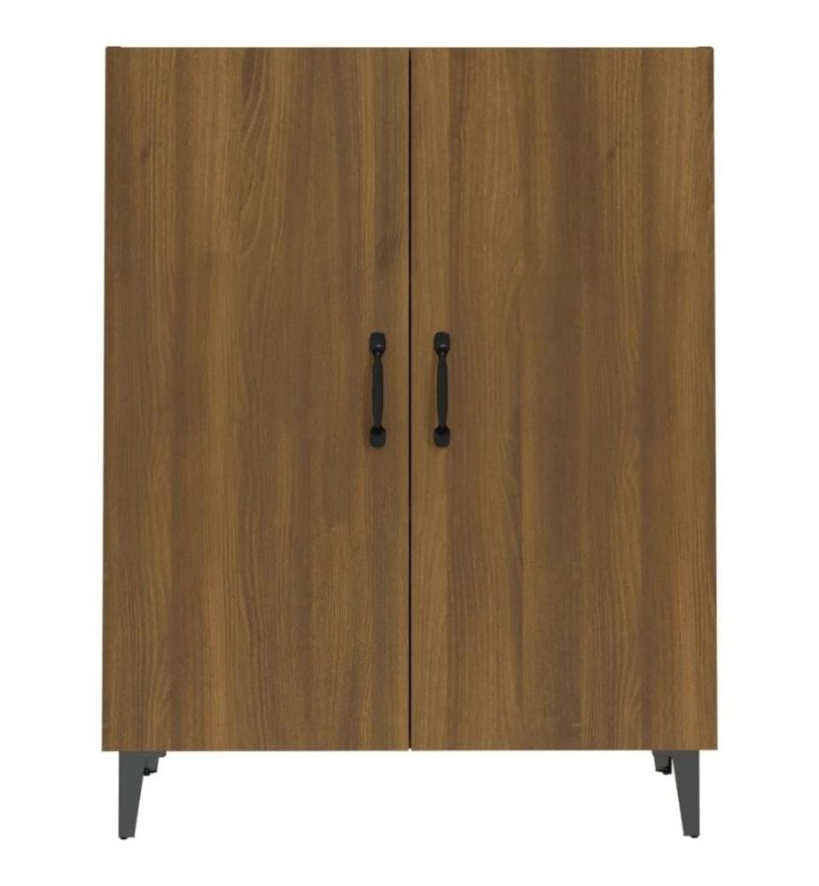 Sideboard Braun Eichen-Optik 70x34x90 cm Holzwerkstoff