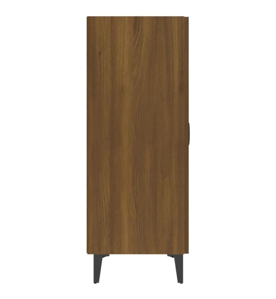 Sideboard Braun Eichen-Optik 70x34x90 cm Holzwerkstoff