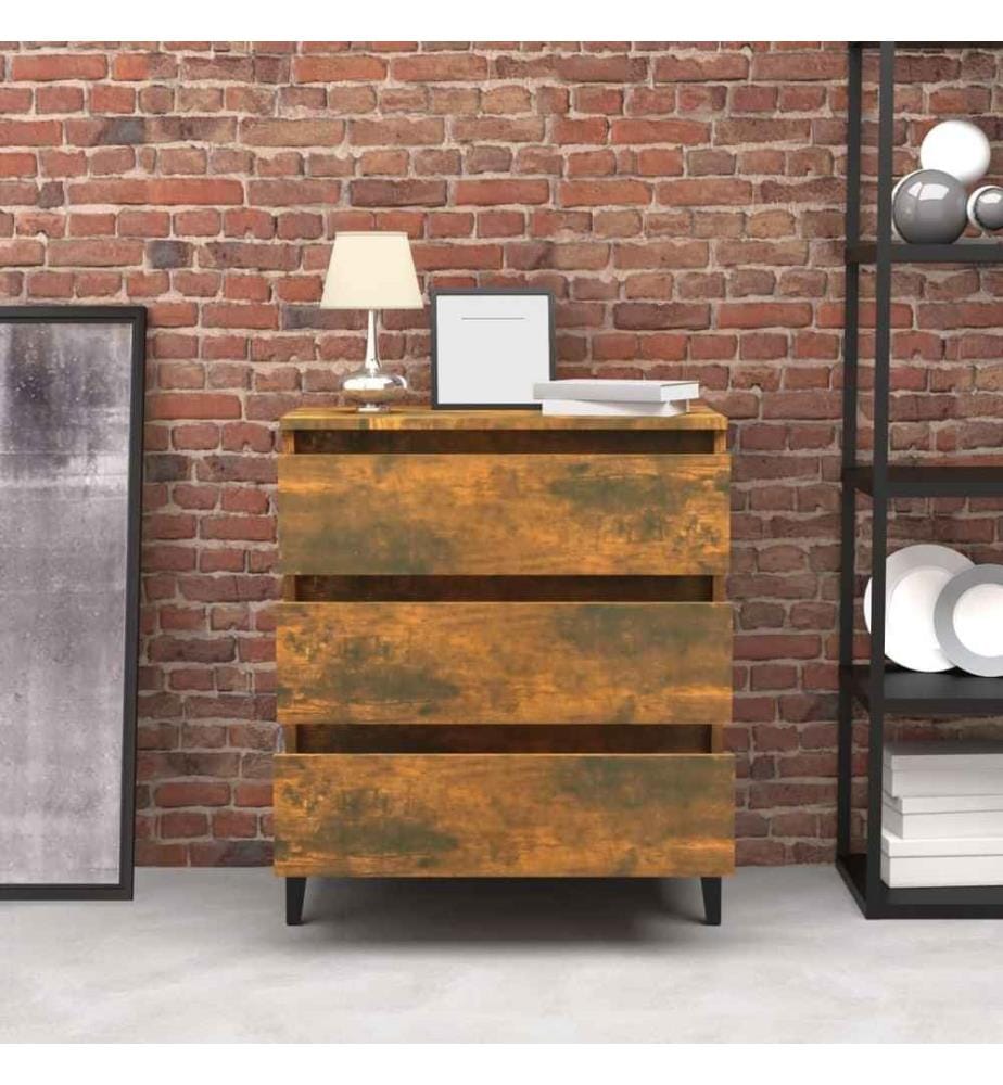 Sideboard Räuchereiche 60x35x69 cm Holzwerkstoff