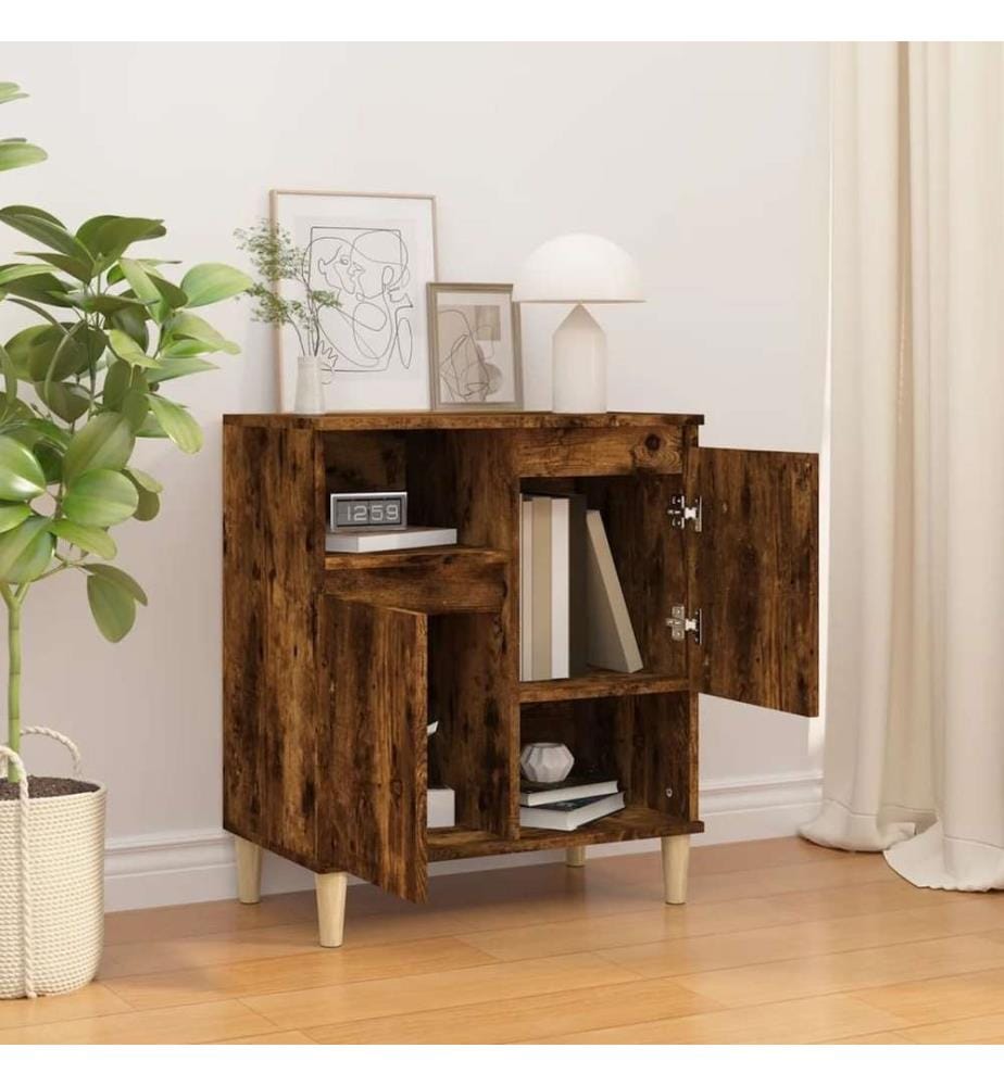 Sideboard Räuchereiche 60x35x70 cm Holzwerkstoff