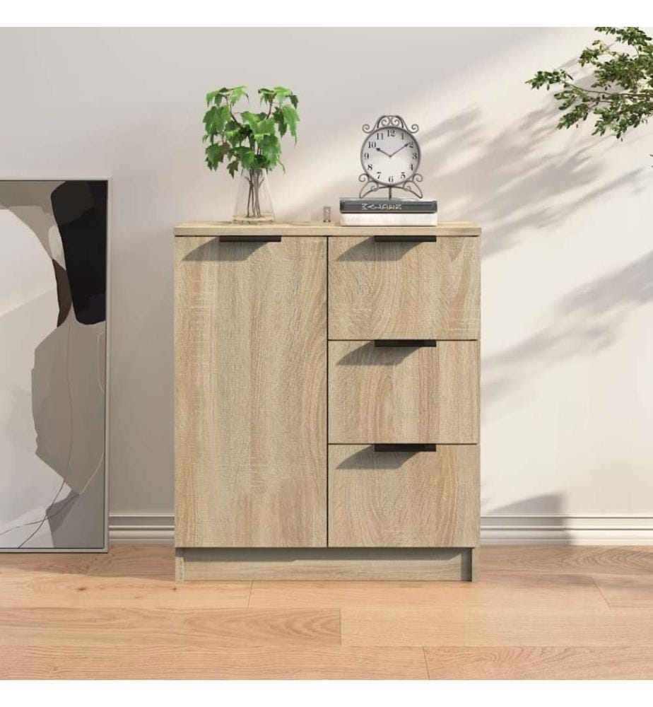 Sideboard Sonoma-Eiche 60x30x70 cm Holzwerkstoff