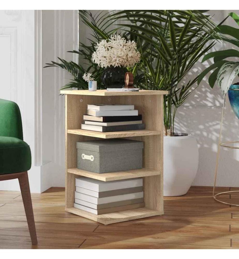 Beistellregal Sonoma-Eiche 35x35x55 cm Holzwerkstoff