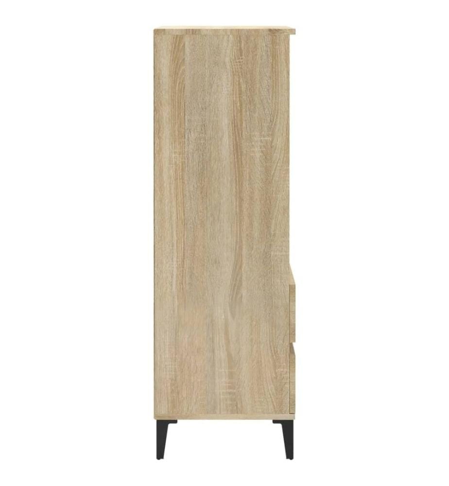 Highboard Sonoma-Eiche 40x36x110 cm Holzwerkstoff