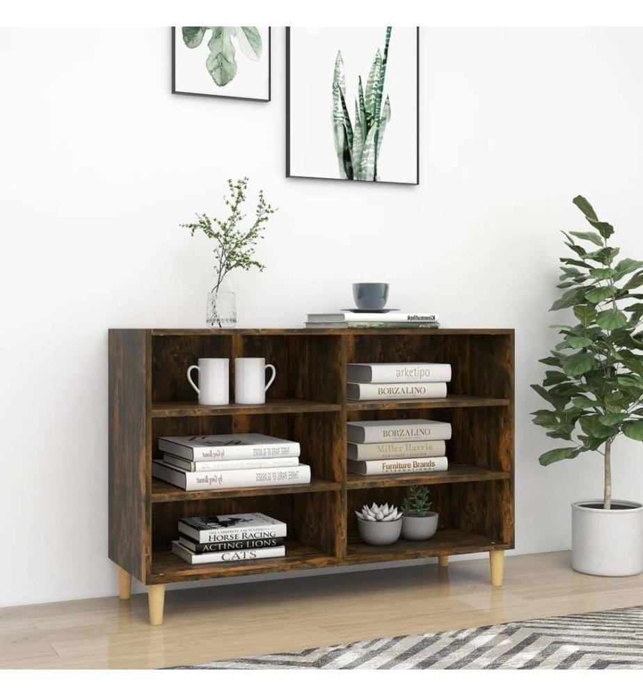 Sideboard Räuchereiche 103,5x35x70 cm Holzwerkstoff