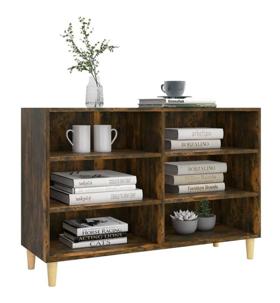 Sideboard Räuchereiche 103,5x35x70 cm Holzwerkstoff