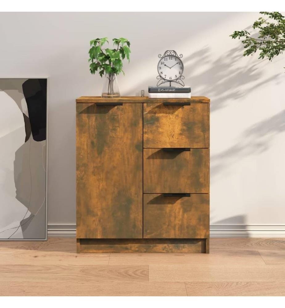 Sideboard Räuchereiche 60x30x70 cm Holzwerkstoff