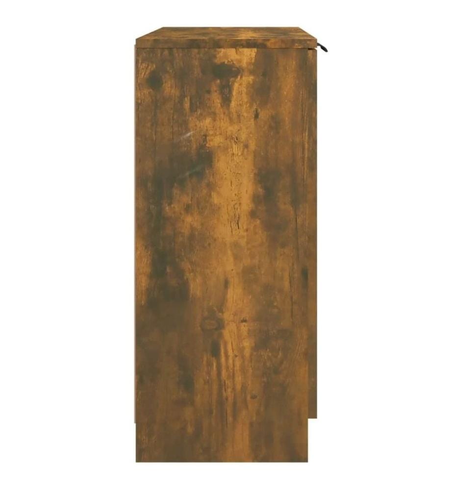 Sideboard Räuchereiche 60x30x70 cm Holzwerkstoff