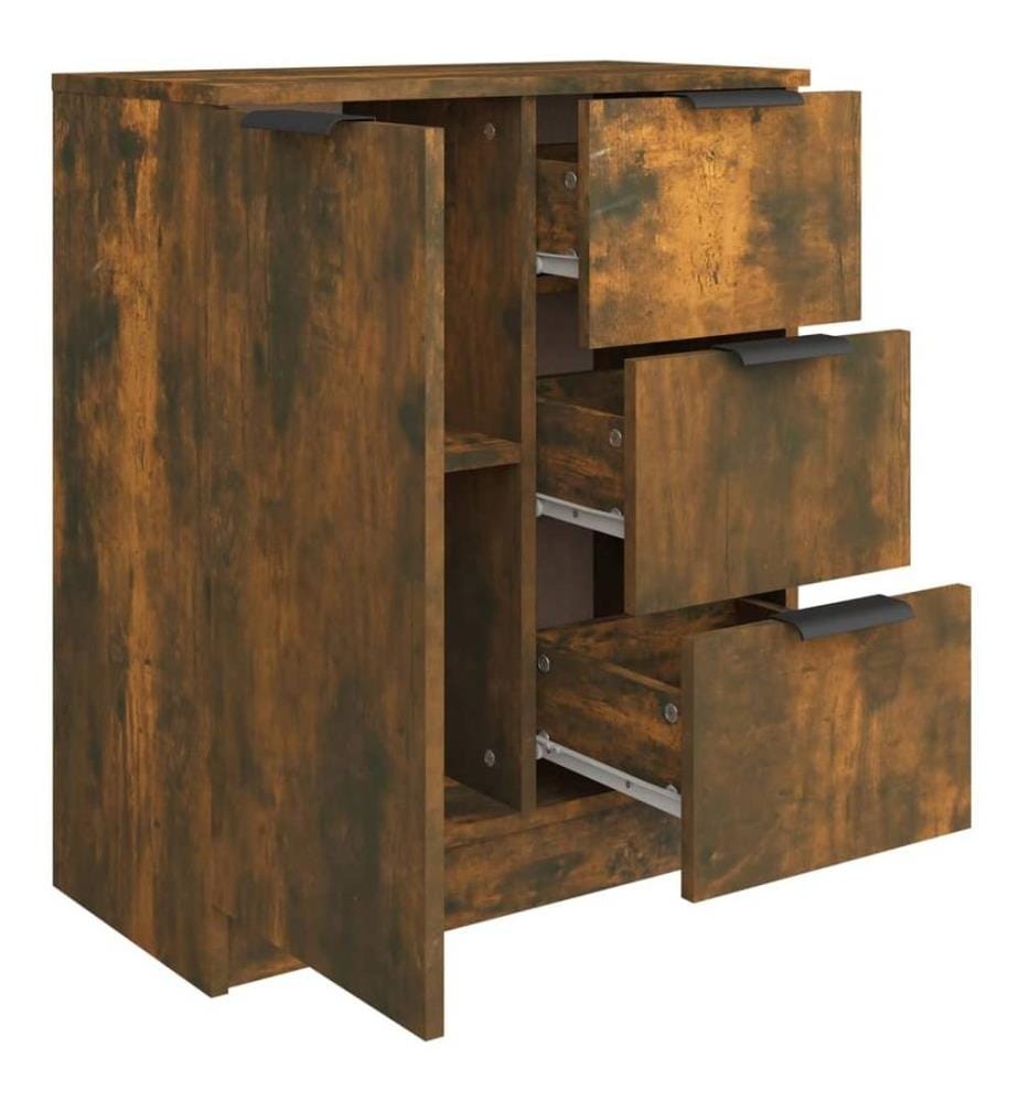 Sideboard Räuchereiche 60x30x70 cm Holzwerkstoff