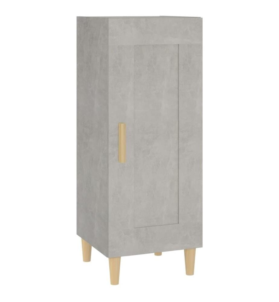 Sideboard Betongrau 34,5x34x90 cm Holzwerkstoff
