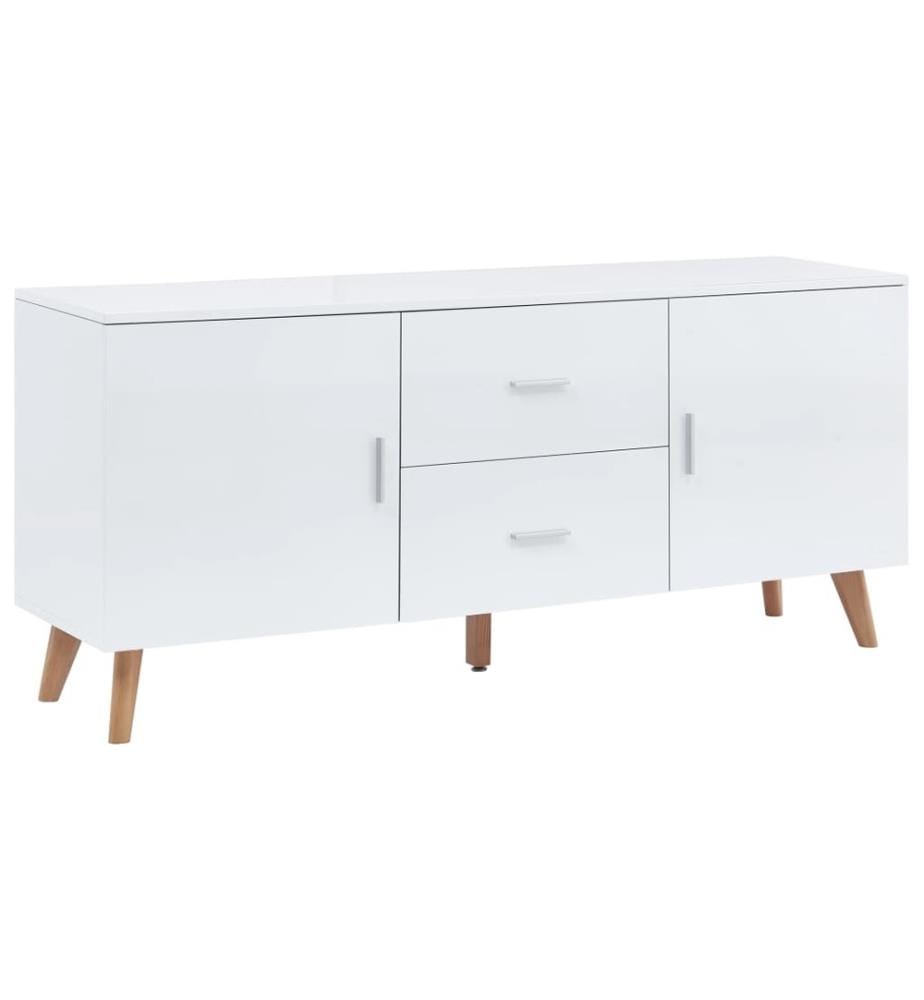 Sideboard Weiss 160×40×70 cm MDF