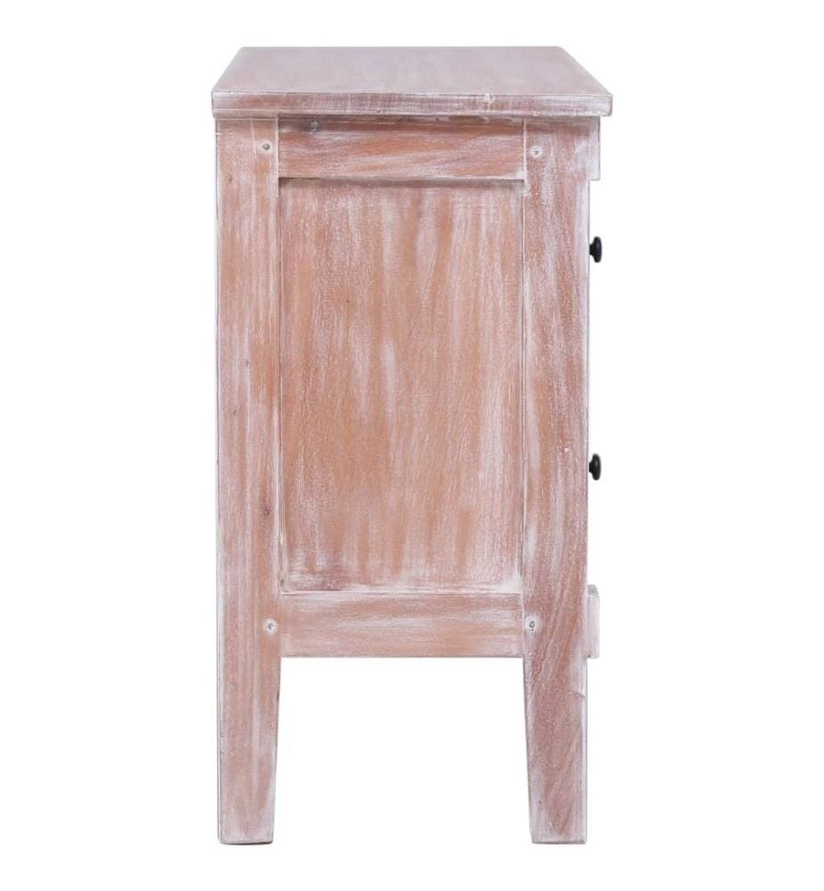 Buffet avec 2 tiroirs 90x30x60 cm Bois d'acajou massif
