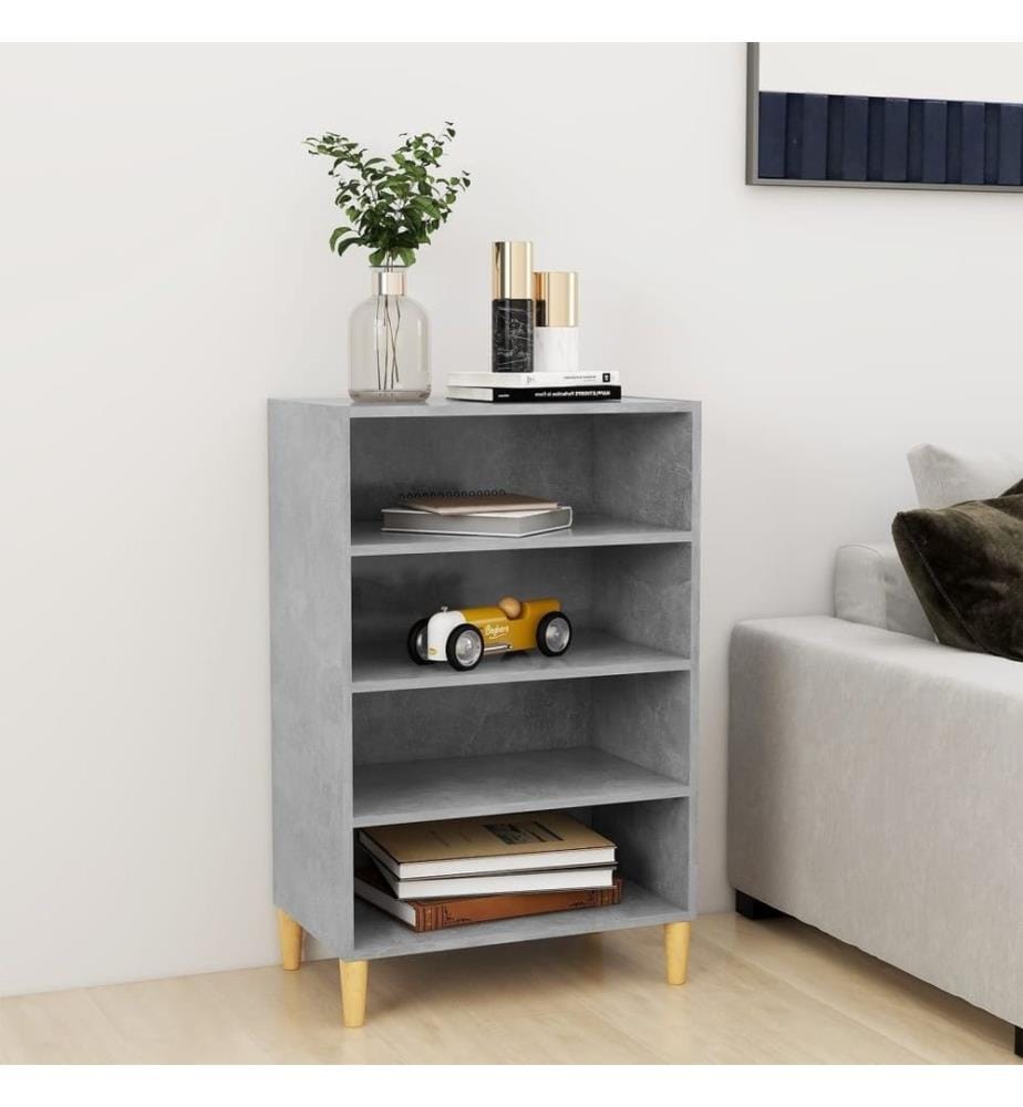 Sideboard Betongrau 57x35x90 cm Holzwerkstoff