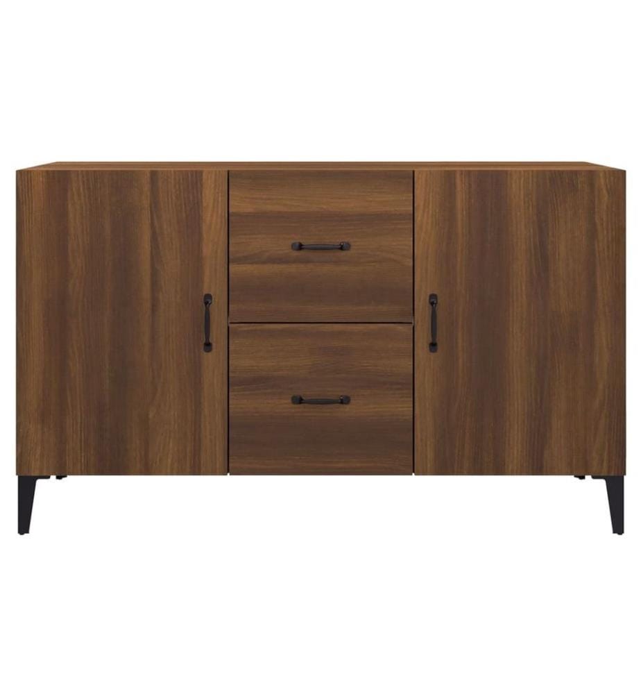 Sideboard Braun Eichen-Optik 100x36x60 cm Holzwerkstoff