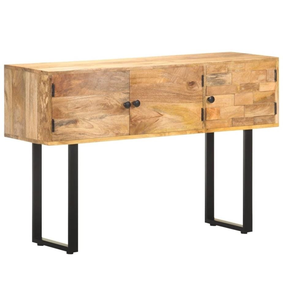 Buffet 116x35x75 cm Bois de manguier massif