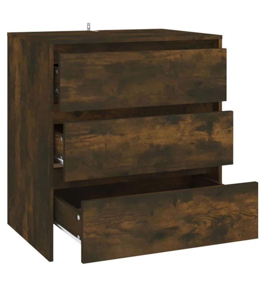 Sideboard Räuchereiche 70x41x75 cm Holzwerkstoff