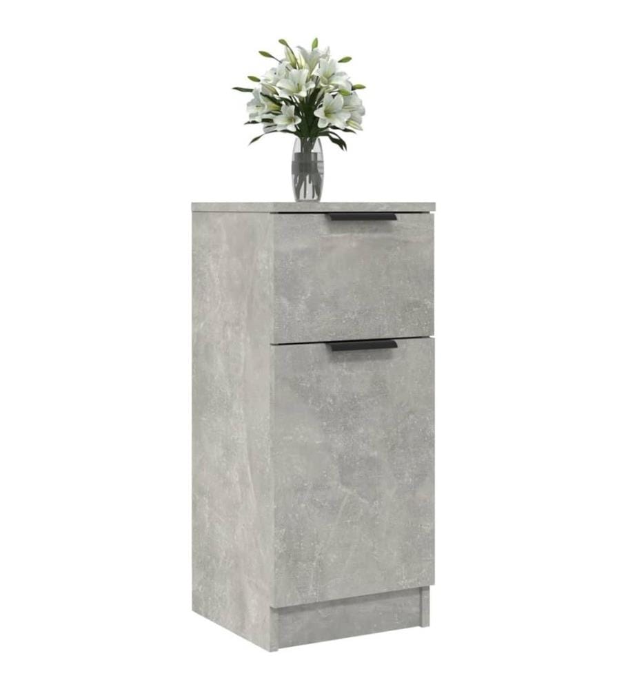 Sideboard Betongrau 30x30x70 cm Holzwerkstoff