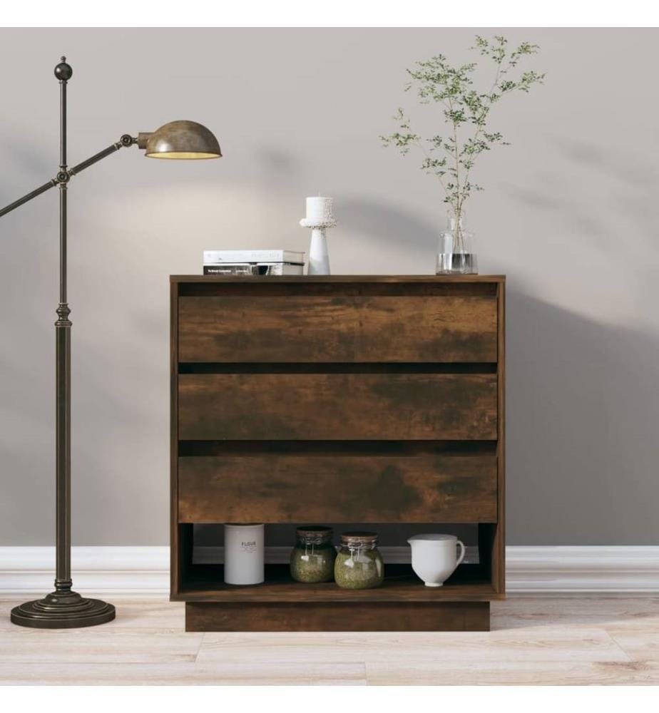 Sideboard Räuchereiche 70x41x75 cm Holzwerkstoff