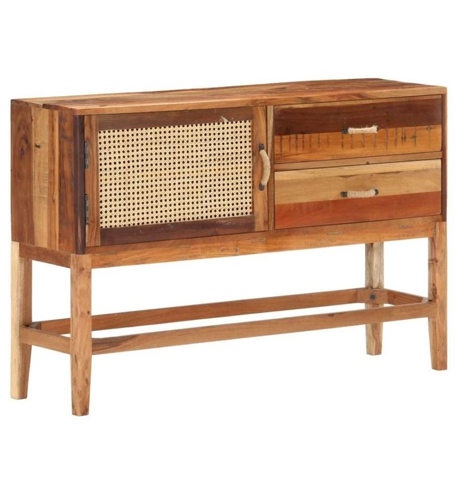 Sideboard 118x30x76 cm Altholz Massiv