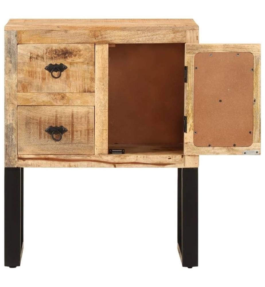 Buffet 60 x 30 x 76 cm Bois de manguier massif