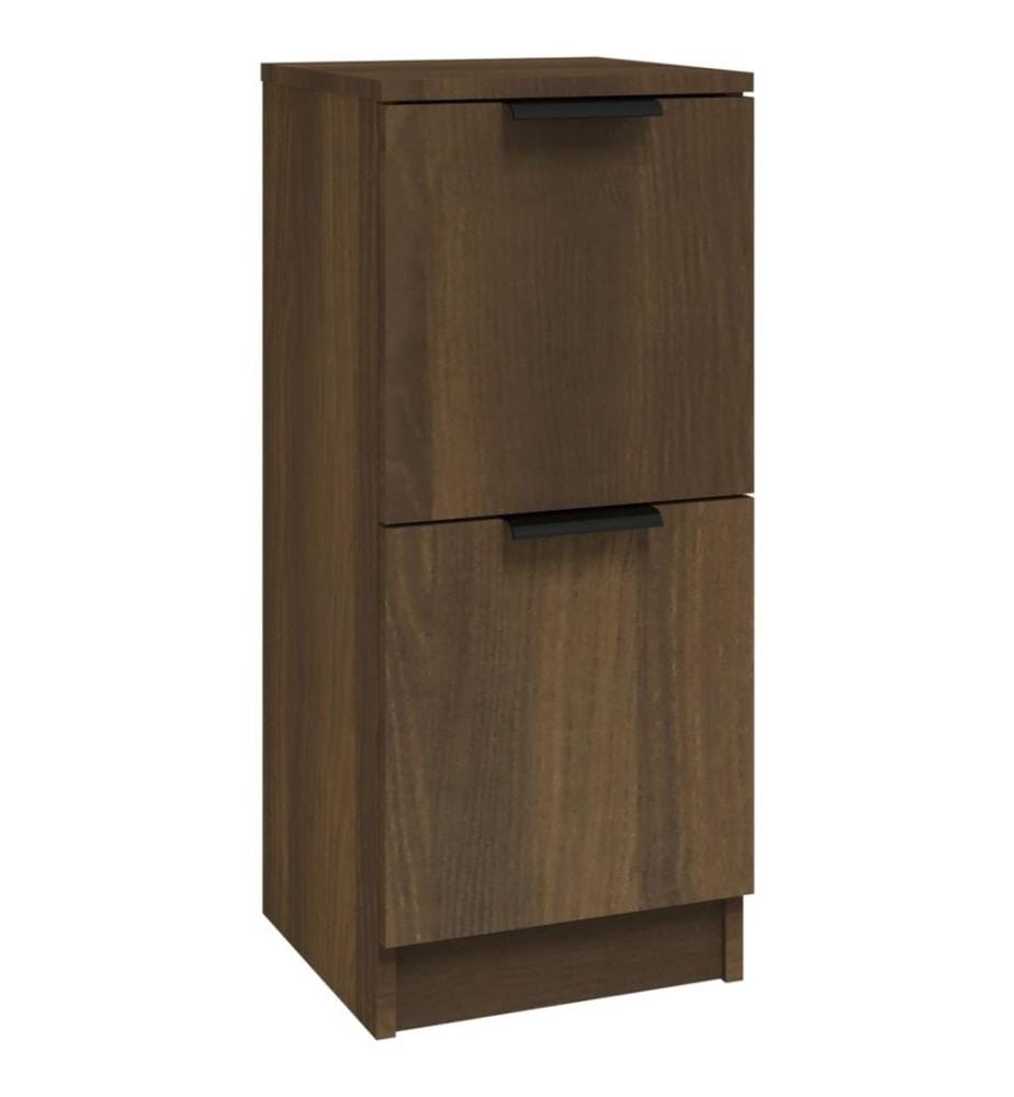 Sideboard Braun Eichen-Optik 30x30x70 cm Holzwerkstoff