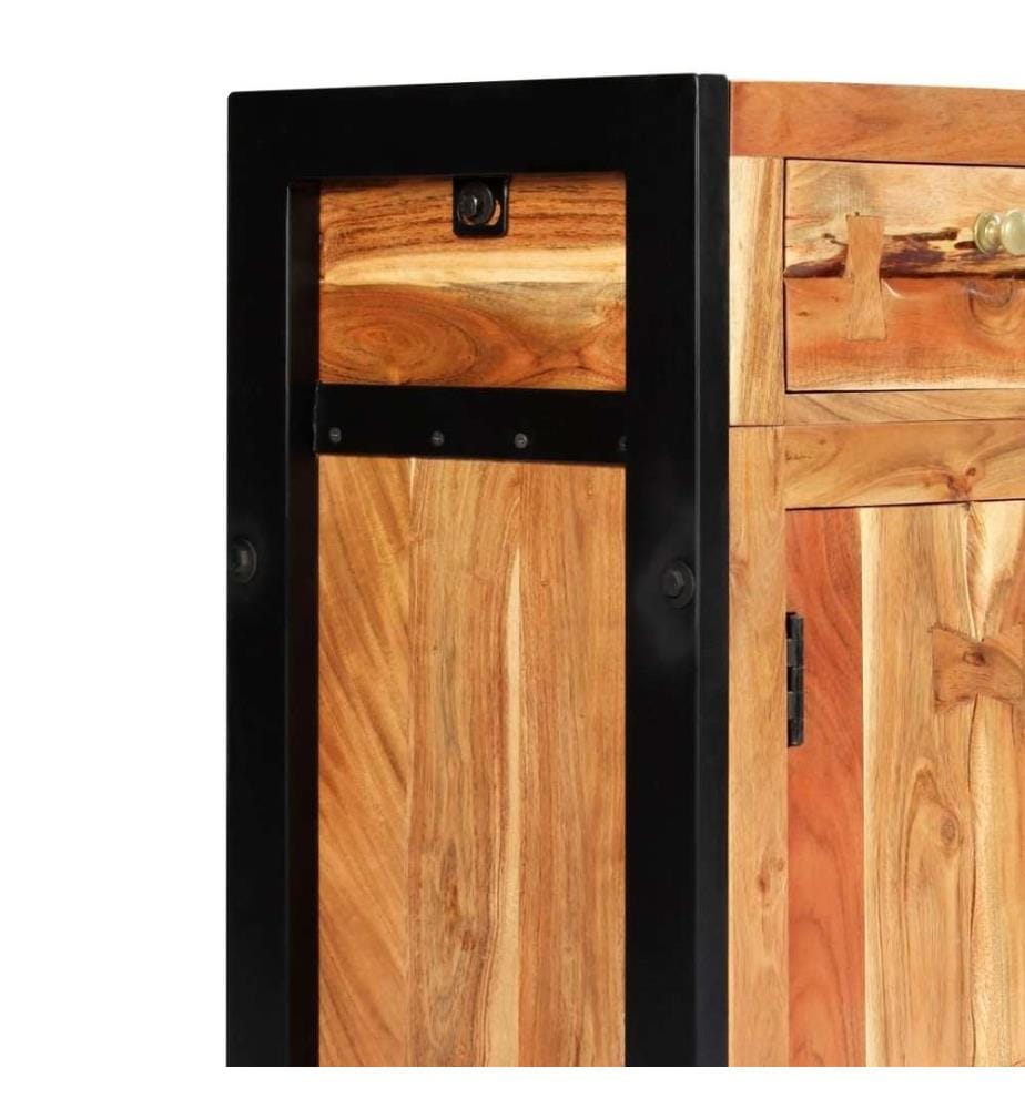 Sideboard 120x35x75 cm Akazie Massivholz