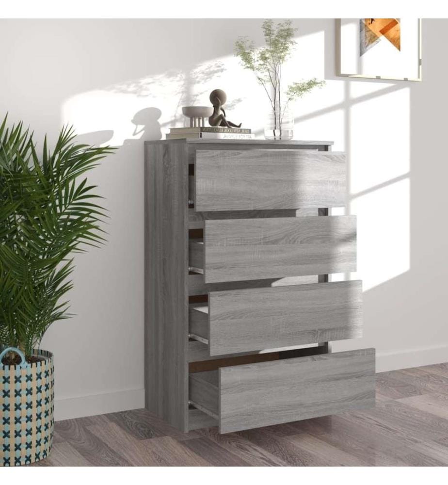Buffet Sonoma gris 60x35x98,5 cm Bois d'ingénierie