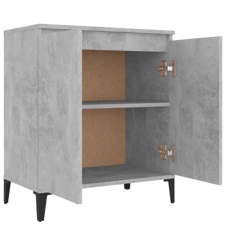 Sideboard Betongrau 60x35x70 cm Holzwerkstoff