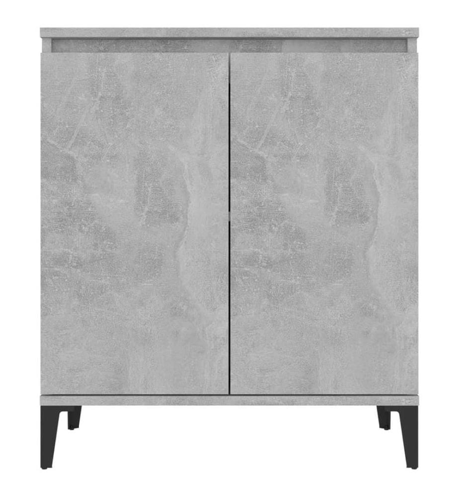 Sideboard Betongrau 60x35x70 cm Holzwerkstoff