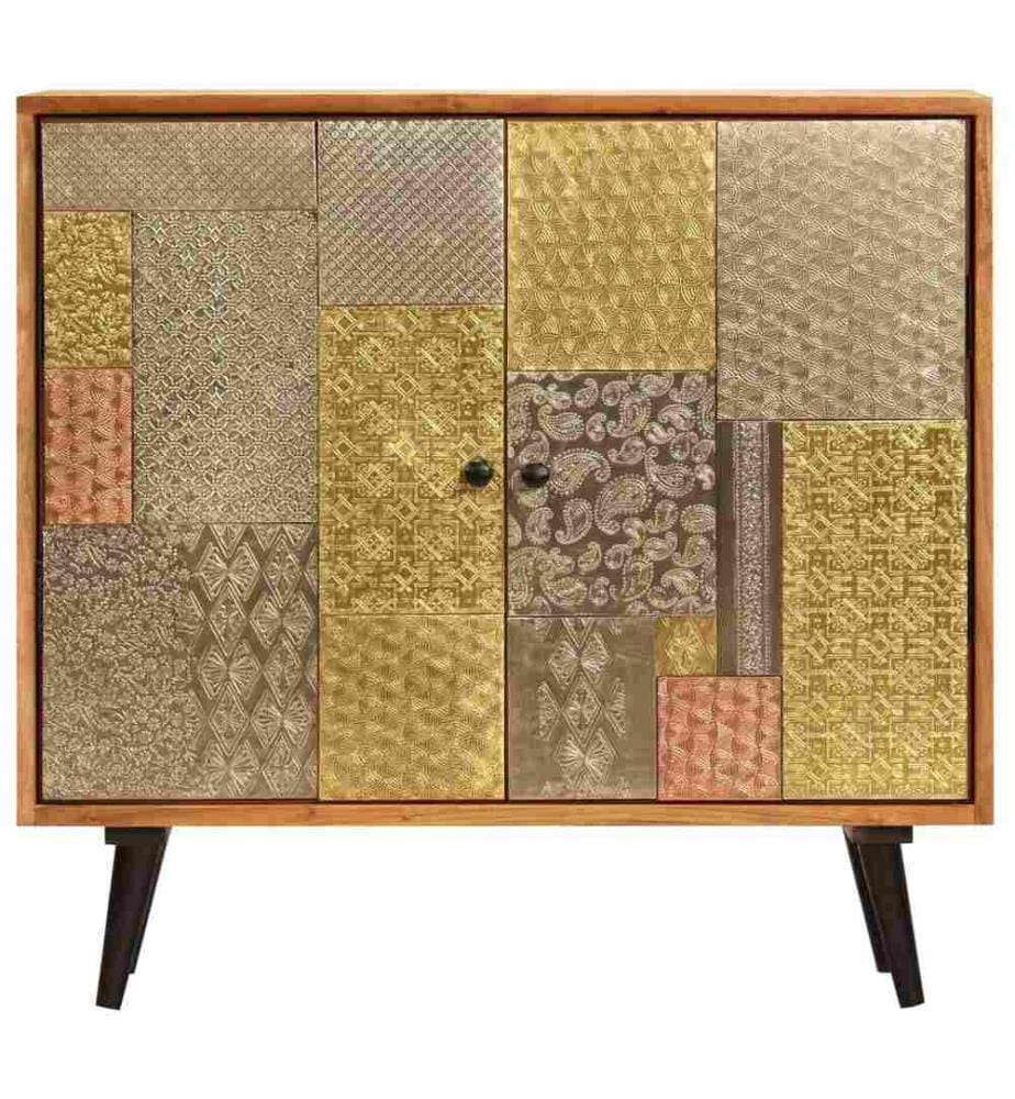 Buffet 80x30x75 cm Bois d'acacia massif