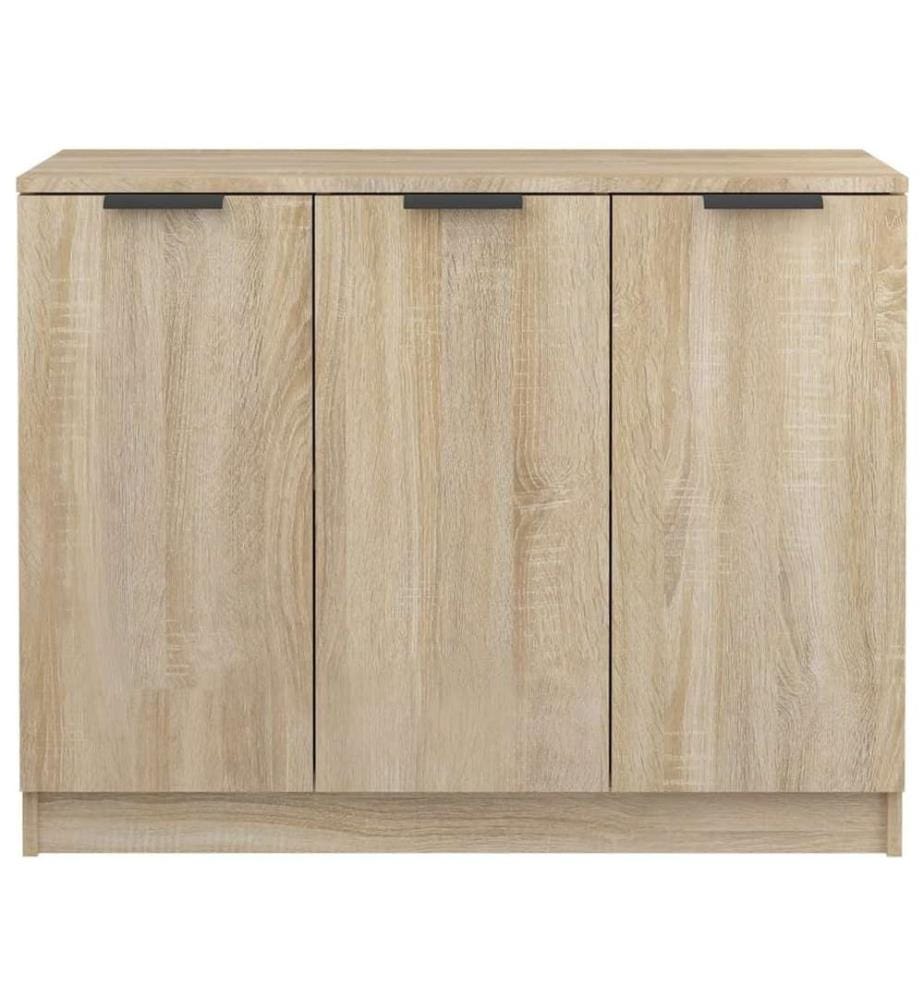 Sideboard Sonoma-Eiche 90,5x30x70 cm Holzwerkstoff
