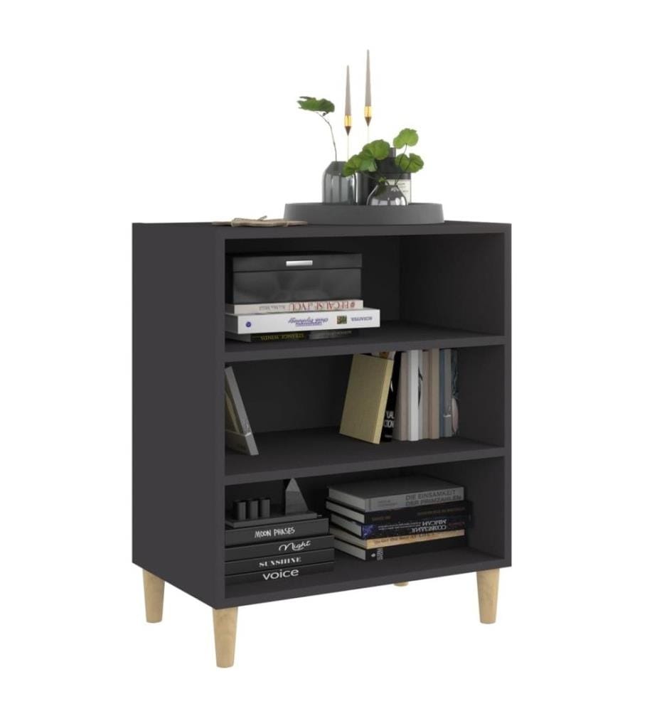 Sideboard Grau 57x35x70 cm Holzwerkstoff