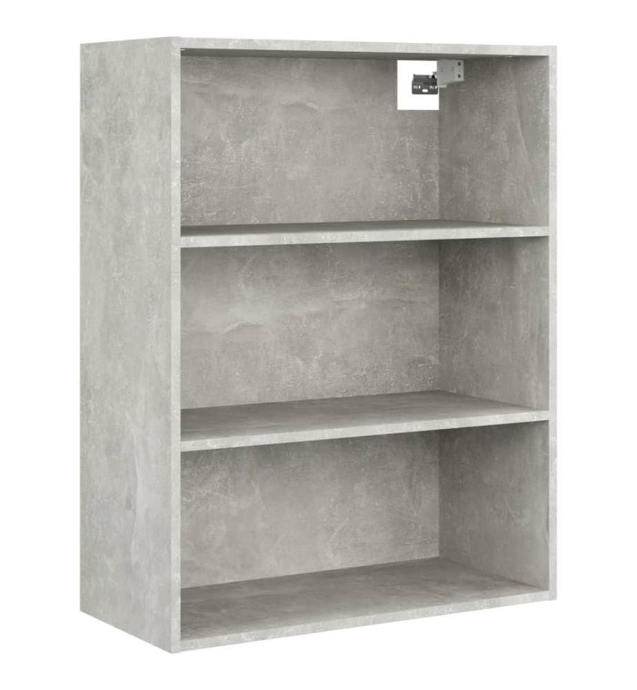 Armoire murale suspendue Gris béton 69,5x32,5x90 cm