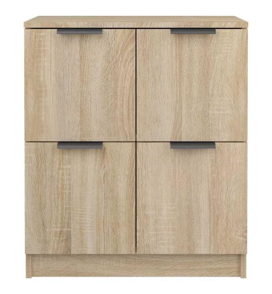 Sideboards 2 Stk. Sonoma Eiche 60x30x70 cm Holzwerkstoff