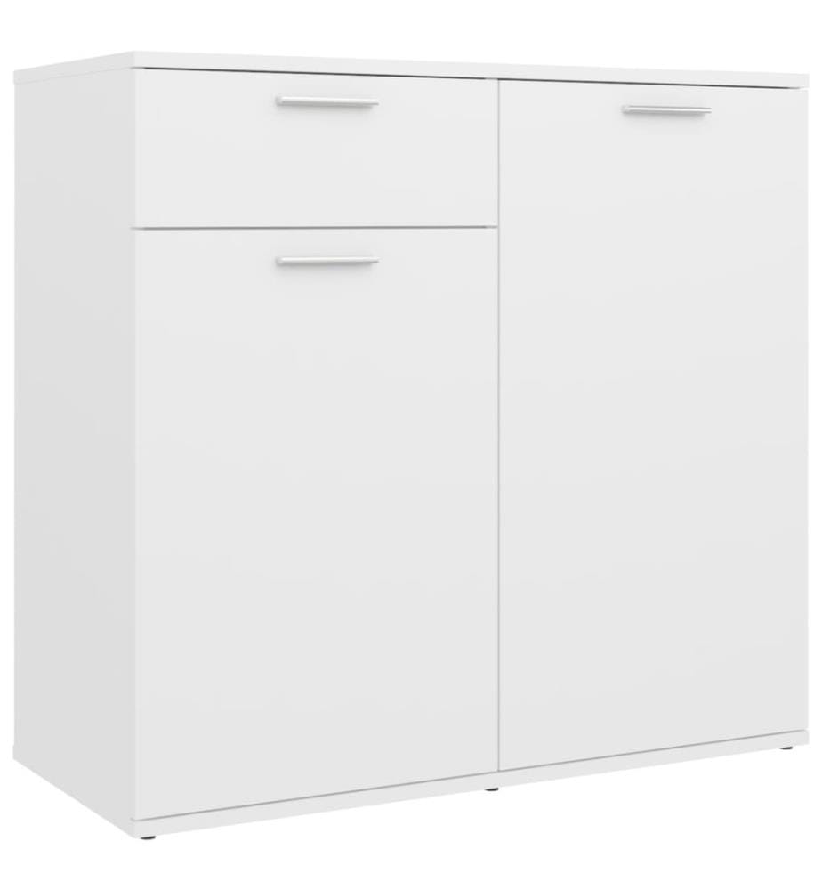 Sideboard Weiss 80x36x75 cm Holzwerkstoff