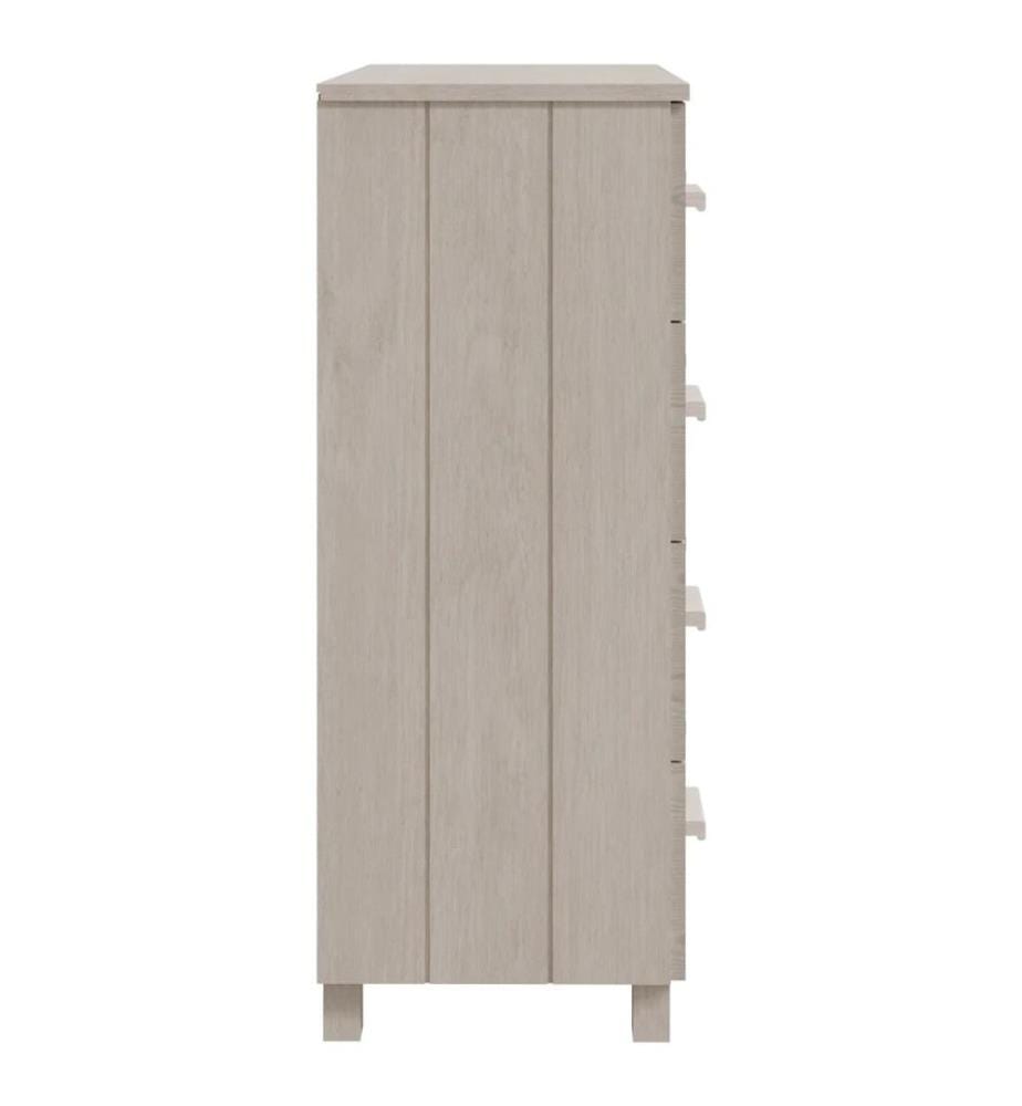 Sideboard HAMAR Weiss 79x40x103,5 cm Massivholz Kiefer