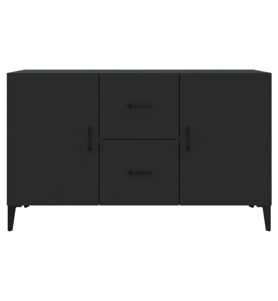 Sideboard Schwarz 100x36x60 cm Holzwerkstoff