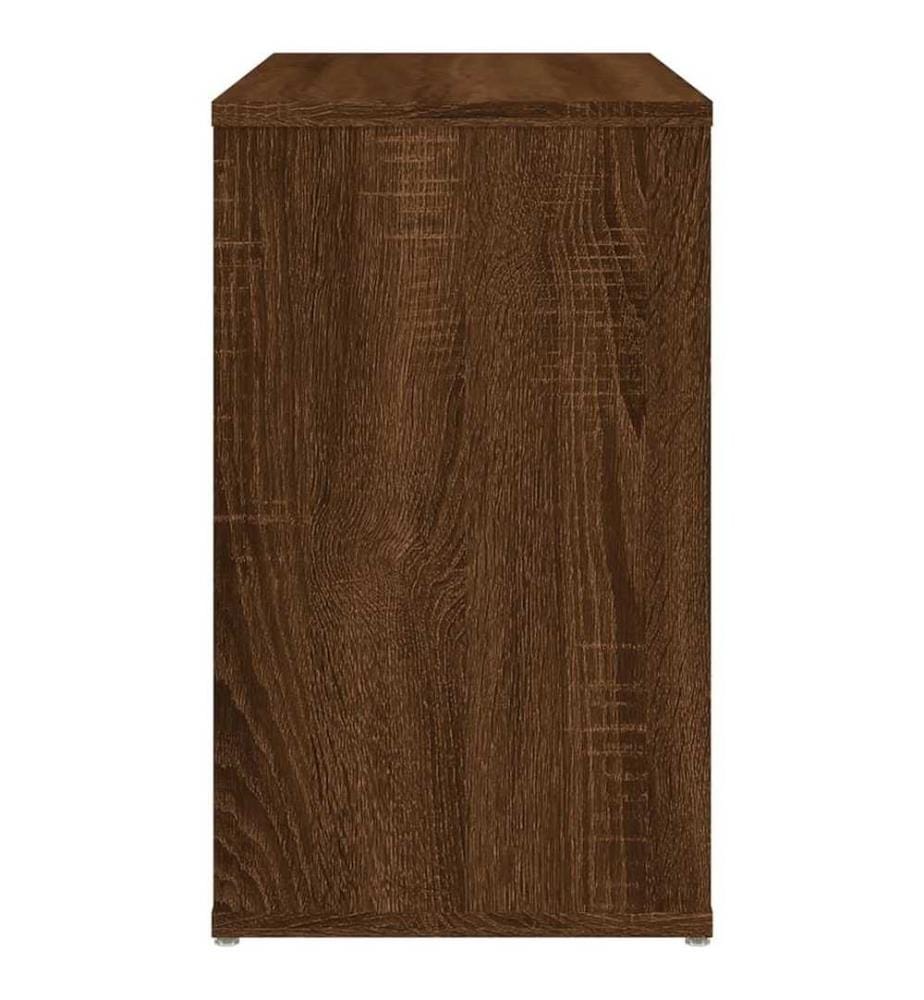 Beistelltisch Braun Eichen-Optik 60x30x50 cm Holzwerkstoff