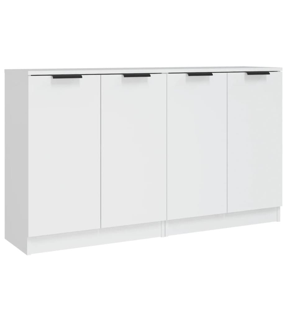Sideboards 2 Stk. Weiss 60x30x70 cm Holzwerkstoff