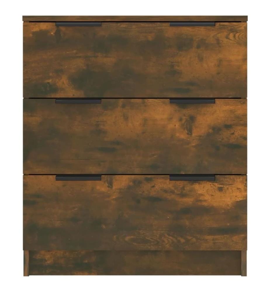 Buffet Chêne fumé 60x30x70 cm Bois d'ingénierie