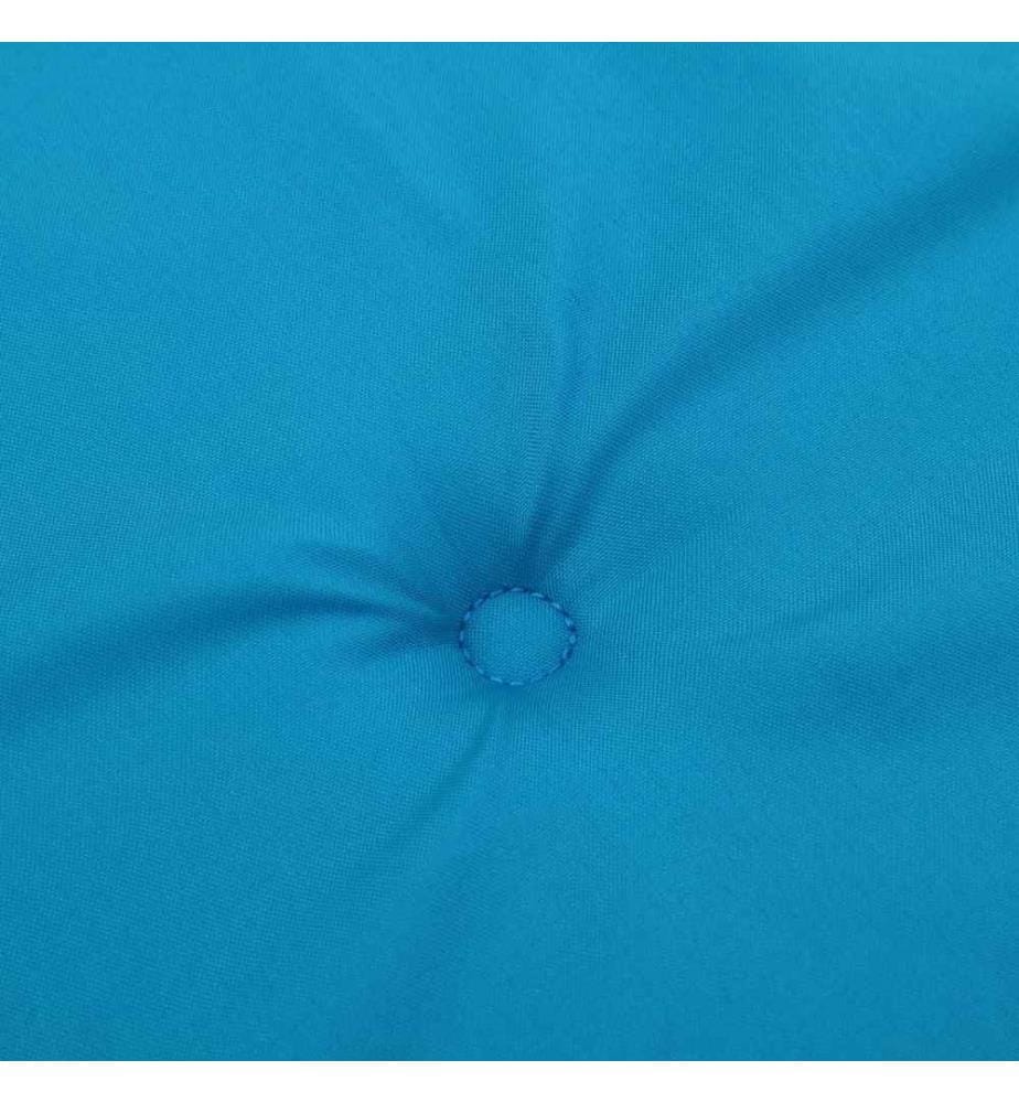 Coussin de banc de jardin bleu 100x50x3 cm tissu oxford