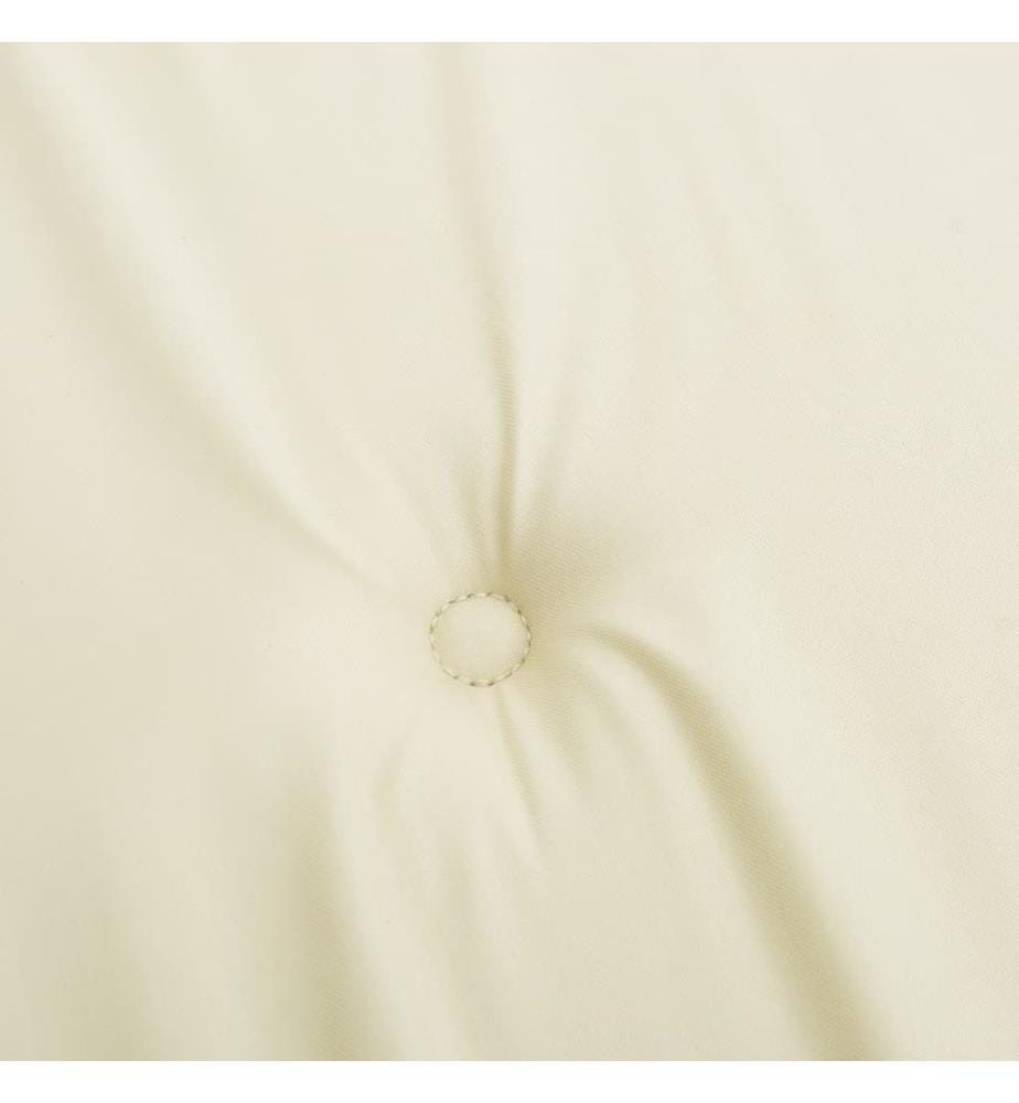 Coussin de banc de jardin crème 120x50x3 cm tissu oxford