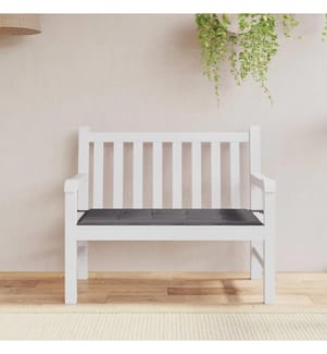 Coussin de banc de jardin anthracite 120x50x3 cm tissu oxford