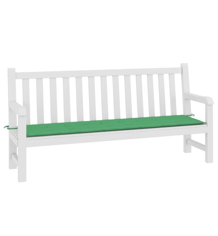 Gartenbank-Auflage Grün 150x50x3 cm Oxford-Gewebe