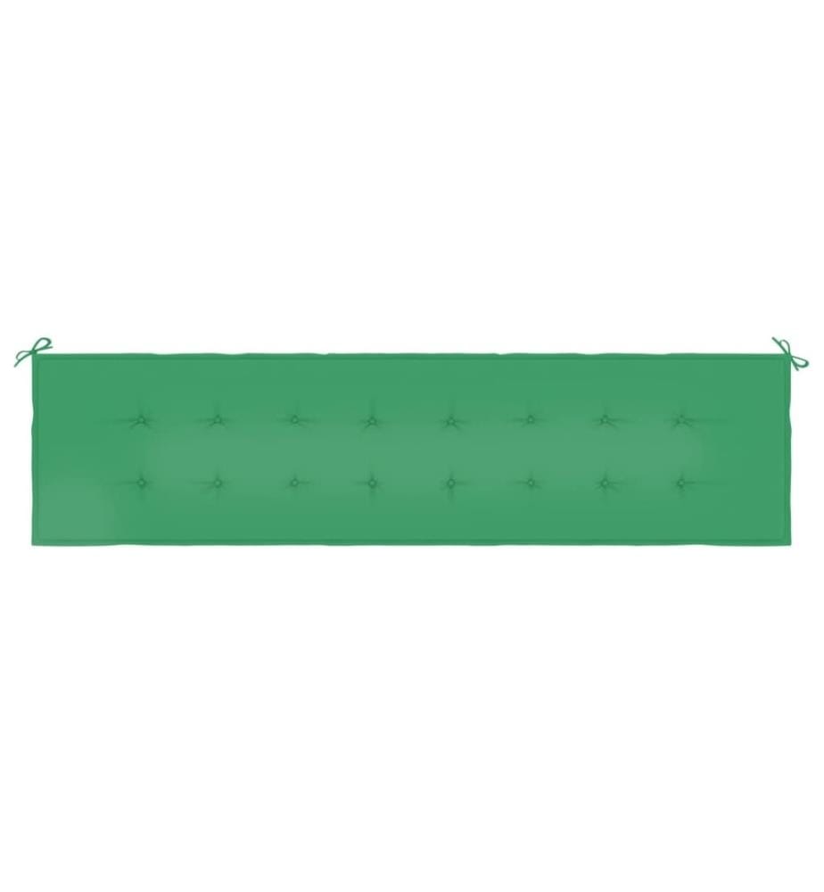 Gartenbank-Auflage Grün 150x50x3 cm Oxford-Gewebe