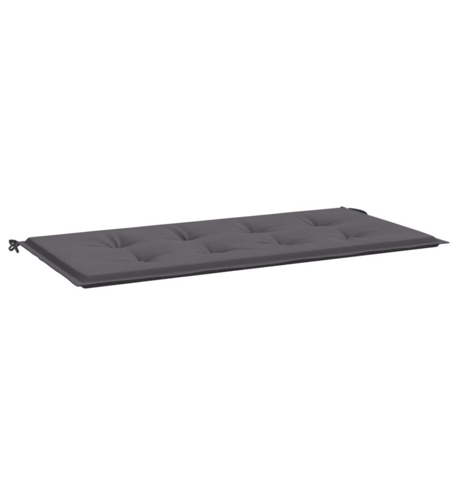 Gartenbank-Auflage Anthrazit 100x50x3 cm Oxford-Gewebe