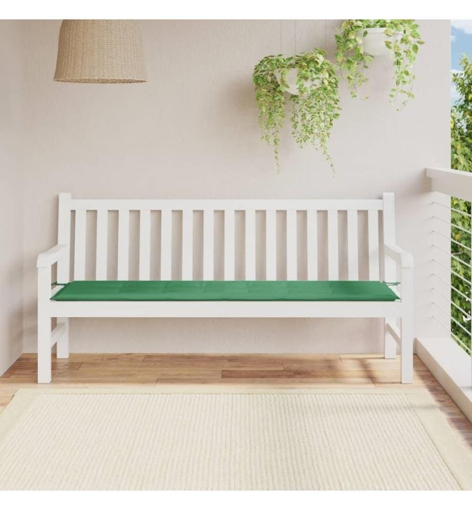 Gartenbank-Auflage Grün 180x50x3 cm Oxford-Gewebe